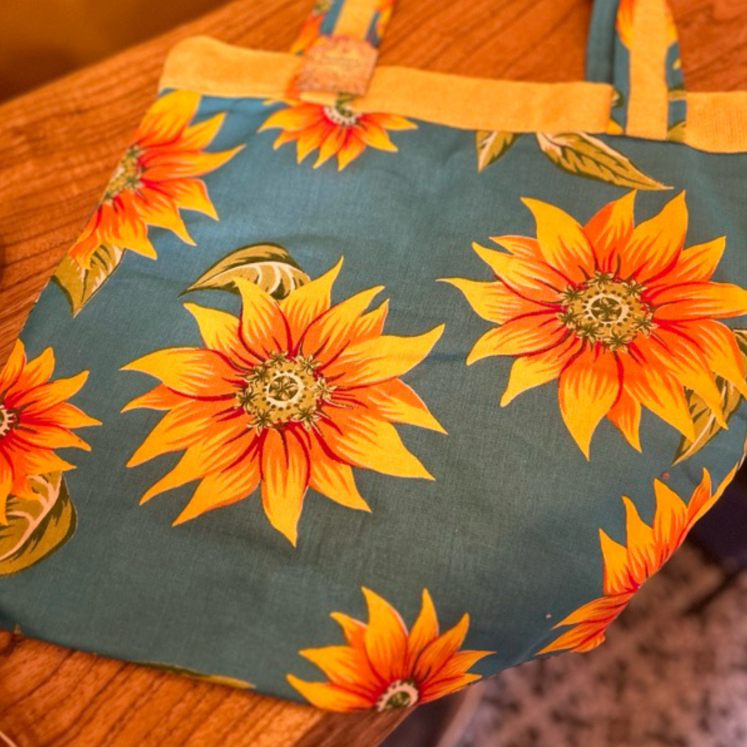 Bolsa de Pano de Chita - Artesanato Brasileiro | tamanho único - Imagem 3