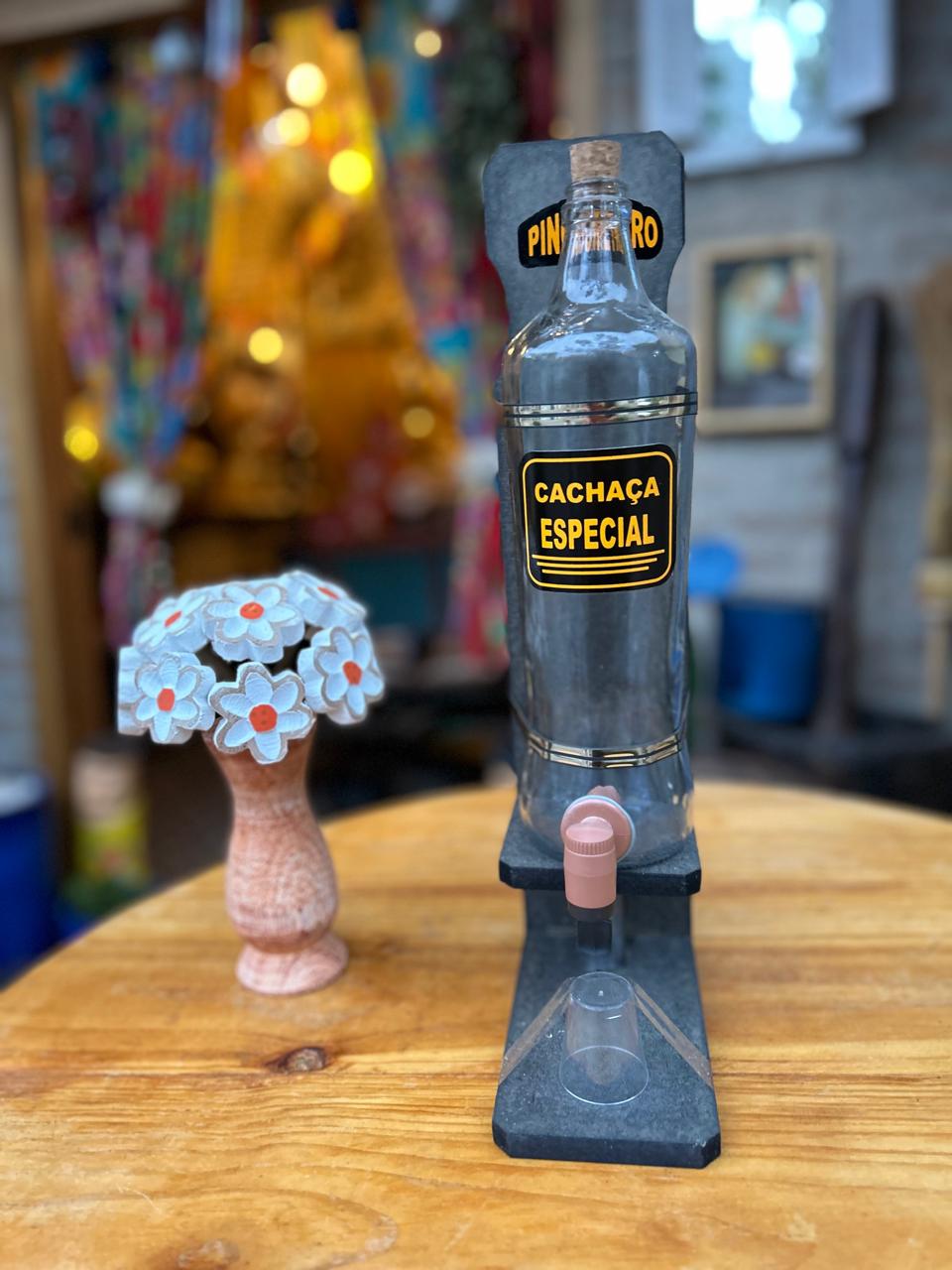 Pingômetro - Dispenser Artesanal para Cachaça | peça única