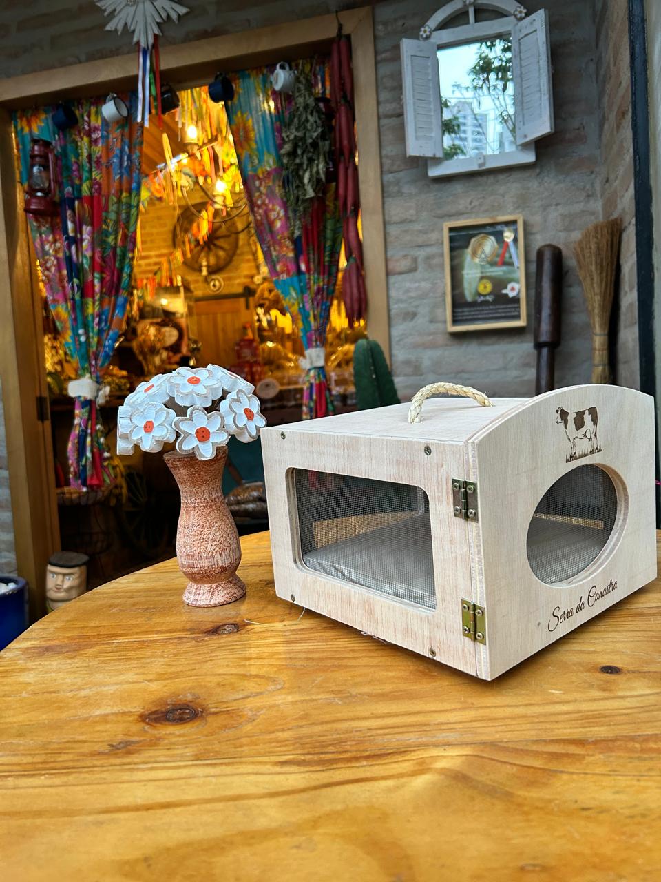 Maturador de Queijo - Artesanal em Madeira | tamanho único - Imagem 2