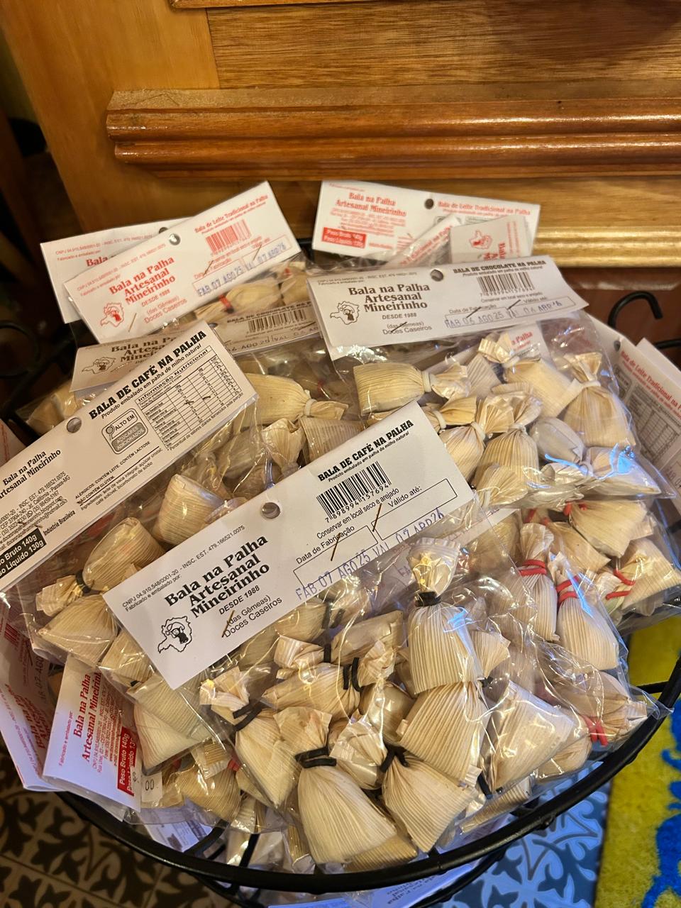 Bala na Palha Artesanal (Doce de Leite) - Minas Gerais | pacote 150 gr - Imagem 7
