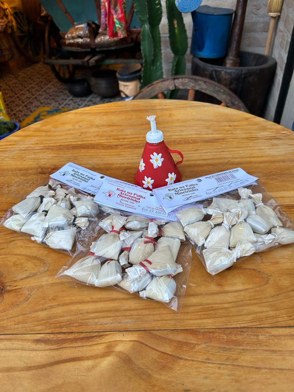 Bala na Palha Artesanal (Doce de Leite) - Minas Gerais | pacote 150 gr